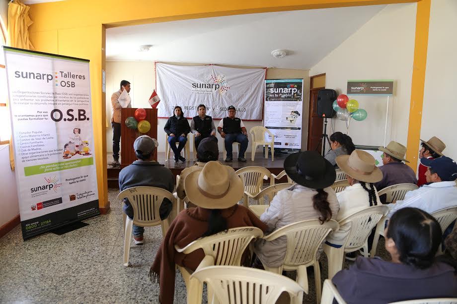 Julcán: inauguran programa “Sunarp en tu Pueblo” en provincias liberteñas