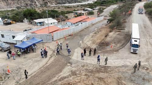 Supervisan la implementación de puntos de control estratégicos en Pataz