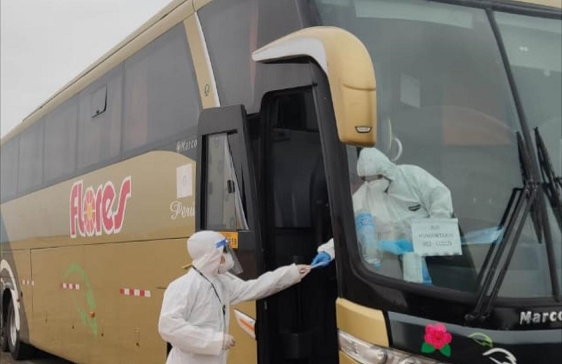 Sutran inspeccionó a 595 buses para garantizar viaje humanitario de 19,717 pasajeros