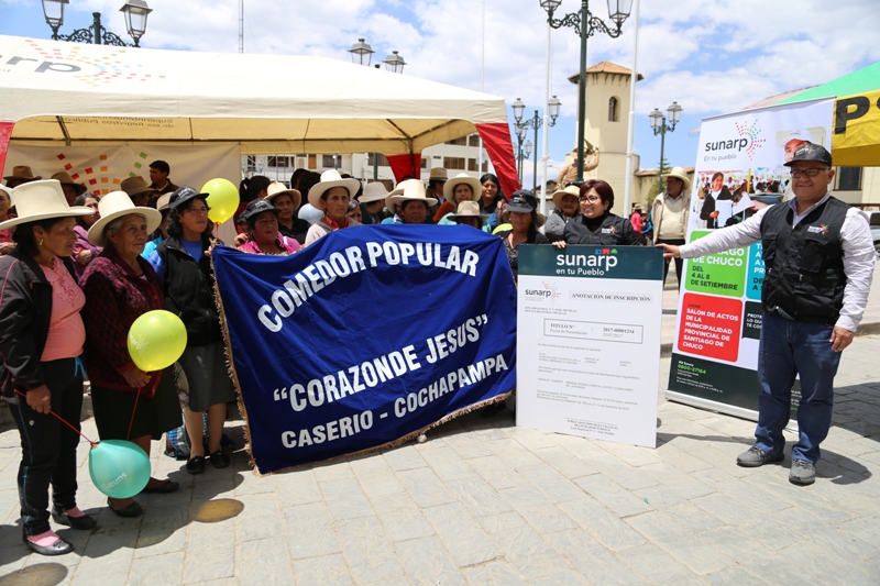 Sunarp desarrolló programa informativo en provincia Santiago de Chuco