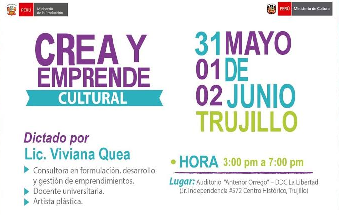  Ministerio de Cultura realiza en La Libertad taller de fortalecimiento empresarial  