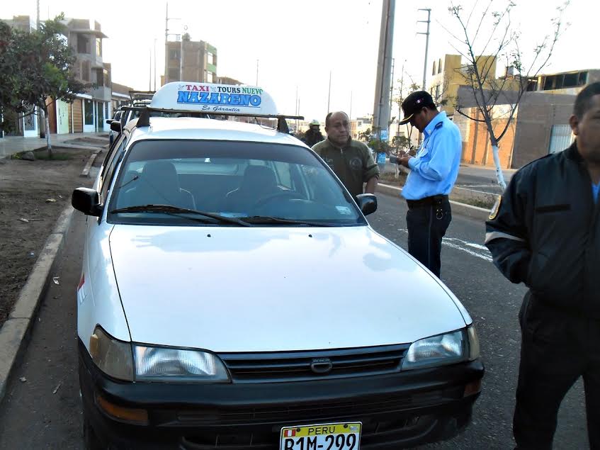 Serenazgo recupera taxi robado durante un asalto en Trujillo