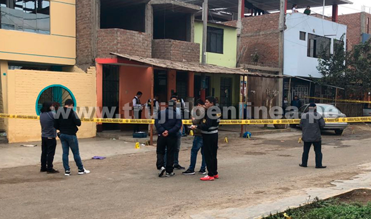 Feroz balacera acabó con la vida de dos hermanos en el distrito El Porvenir