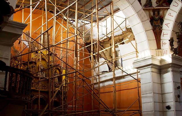 Templo La Merced de Trujillo en riesgo ante posibles lluvias