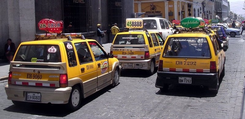 Taxis Ticos están prohibidos de circular en Trujillo a partir de hoy