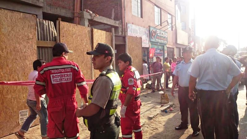 Ladrillo que cayó de un edificio en construcción le rompió la cabeza a un anciano