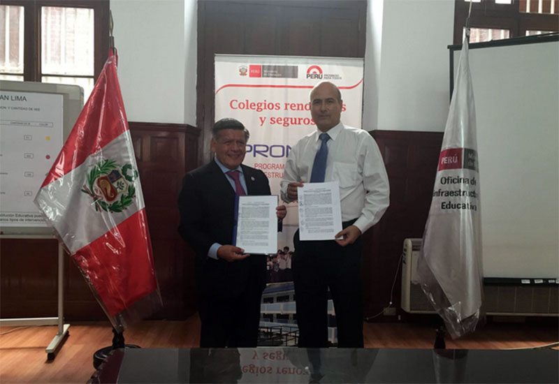 Instituciones educativas recibirán aulas prefabricadas del MINEDU