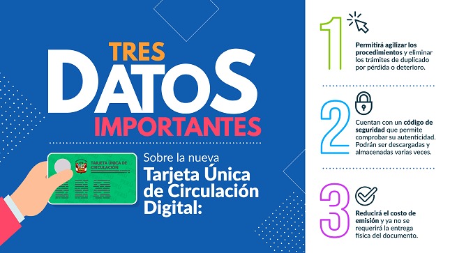 MTC emitirá Tarjeta Única de Circulación digital a 150 mil transportistas