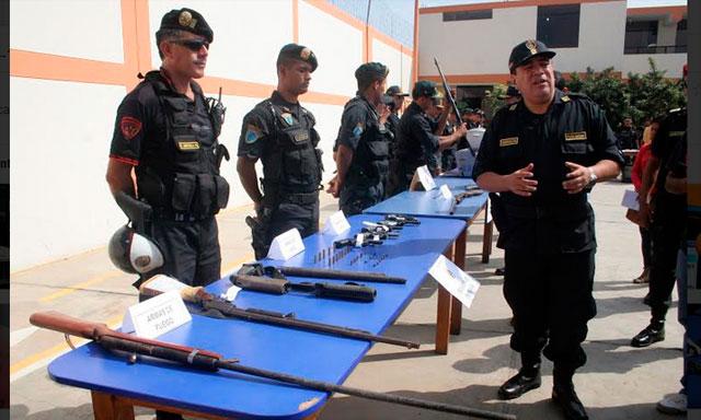 Trujillo sería la principal zona de abastecimiento de armas para delincuentes