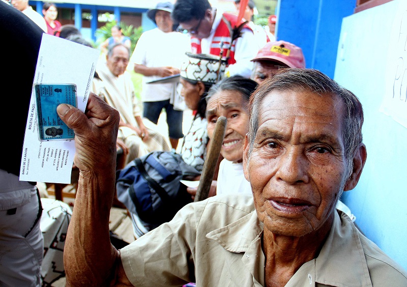 Más de 116 mil adultos mayores tramitaron por primera vez su DNI para ingresar a Pensión 65