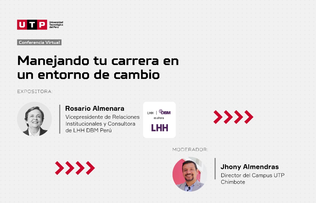 UTP realizará conferencias sobre cómo potenciar la empleabilidad en un entorno de cambio 