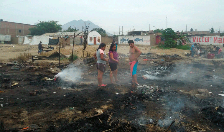 El Porvenir: Familias lo pierden todo en incendio donde murieron dos bebitas