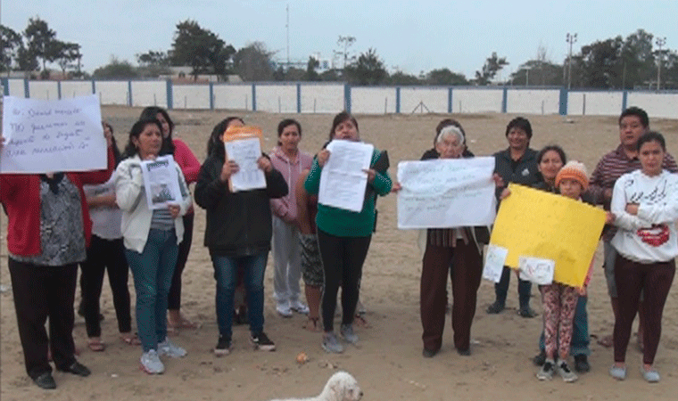 La Esperanza: Vecinos de Los Cuatro Suyos reclaman por terreno para obras de recreación