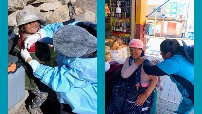  El 100 % de niños menores de 5 años vacunados contra influenza y neumonía