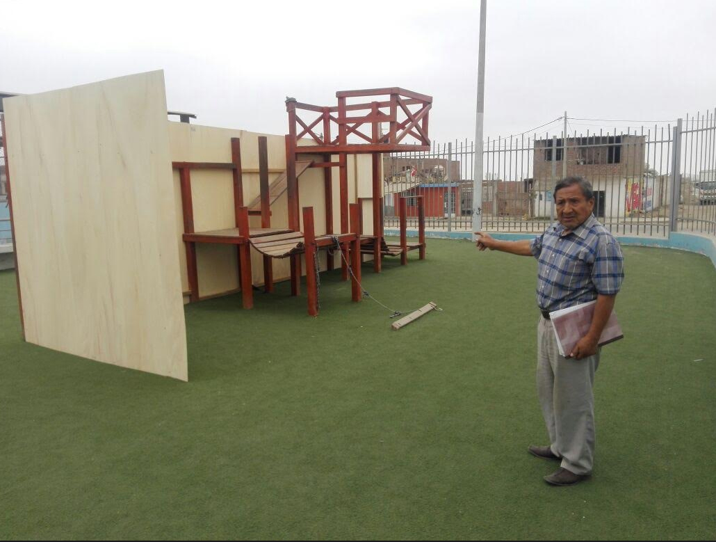 Vecinos de Río Seco se quejan por antena que será instalada en complejo deportivo