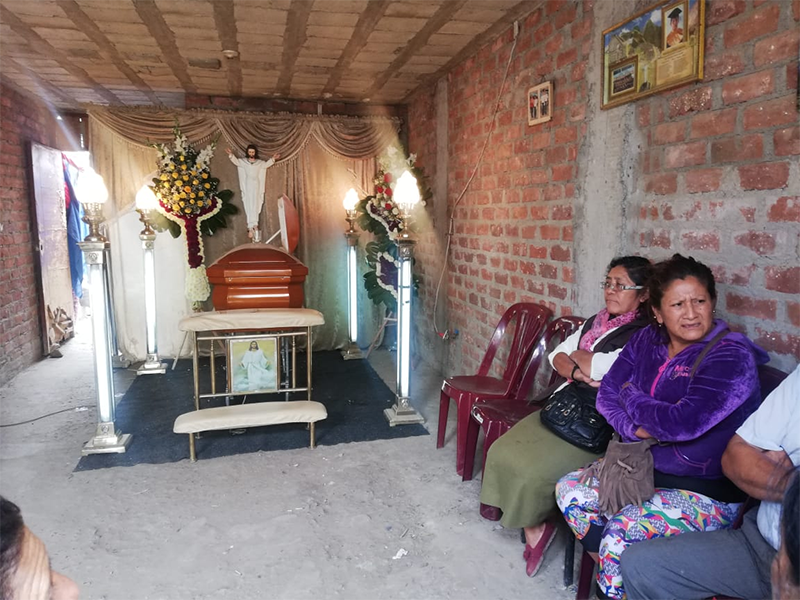 El Porvenir: velan cuerpo de taxista que murió calcinado dentro de vehículo