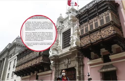 Gobierno peruano muestra su preocupación por situación de embajada de Argentina en Venezuela