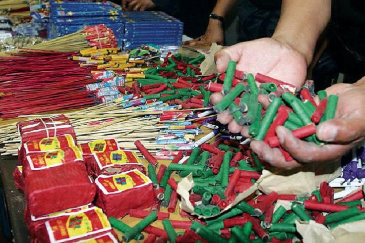 Comerciantes intentan instalar feria de pirotécnicos en avenidas de Trujillo