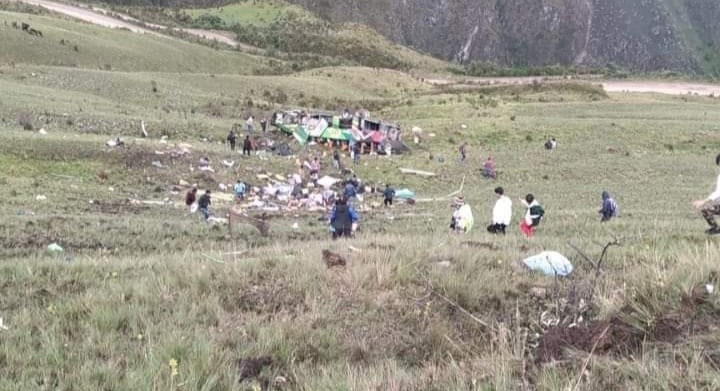 Cinco muertos en volcadura de bus que iba de Pataz a Trujillo