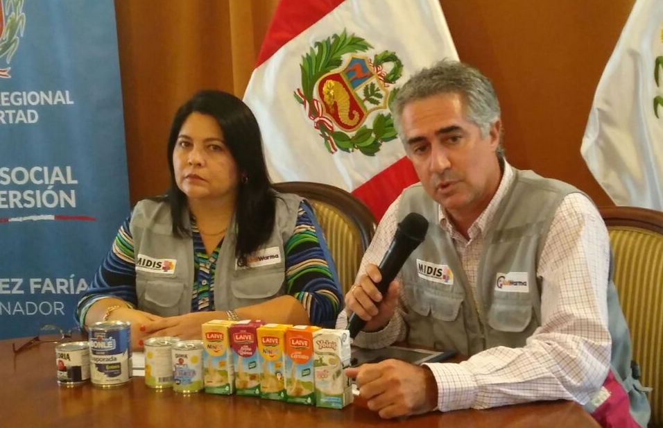 La Libertad: Descartan que Qali Warma use productos Pura Vida en sus raciones