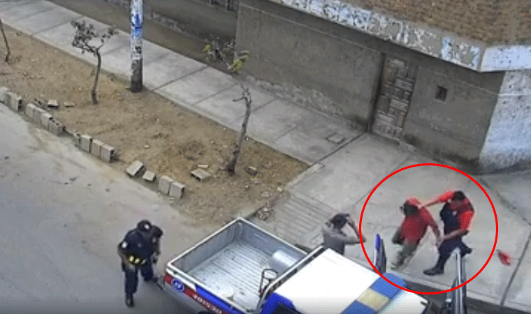 Víctor Larco: detienen a sujetos cuando robaban casa 