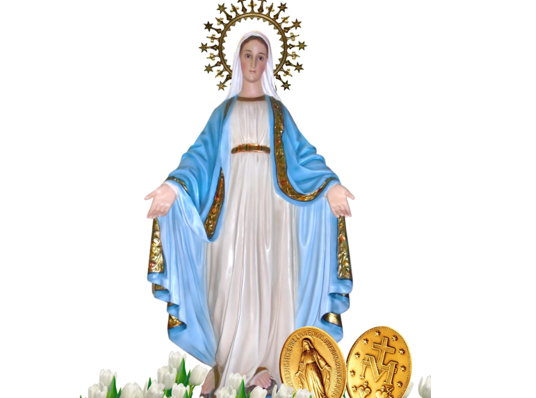 Virgen de la Medalla Milagrosa al encuentro con Francisco en Trujillo