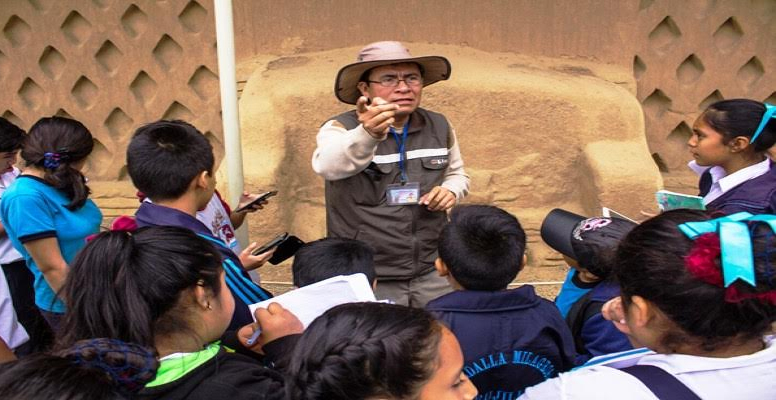 Trujillo: más de mil estudiantes de bajos recursos visitaron sitios arqueológicos