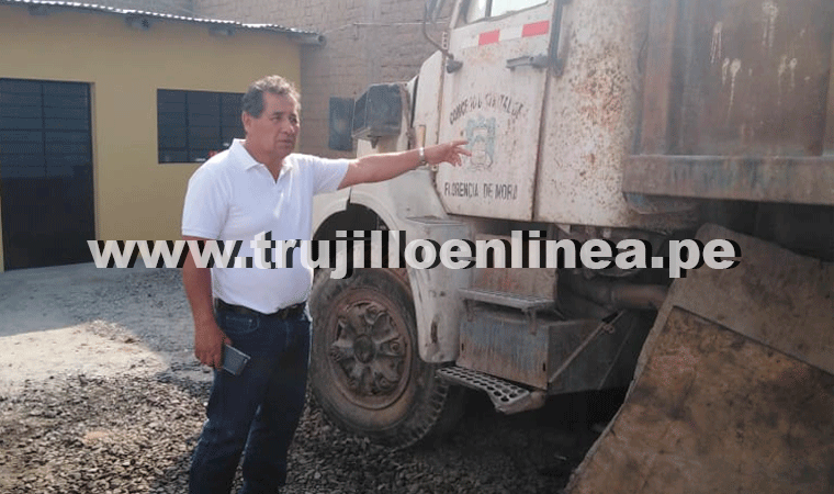 Encuentran volquete de Florencia de Mora abandonado en cochera