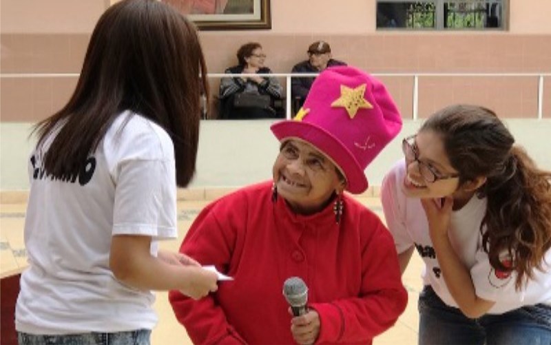 Voluntariado juvenil de la municipalidad de Trujillo  visitó el asilo “San José”