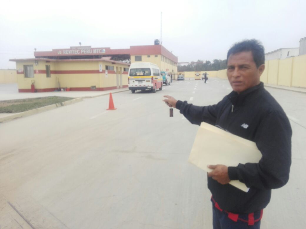 Huanchaco: Conductor denuncia robo de autoparte en revisión técnica