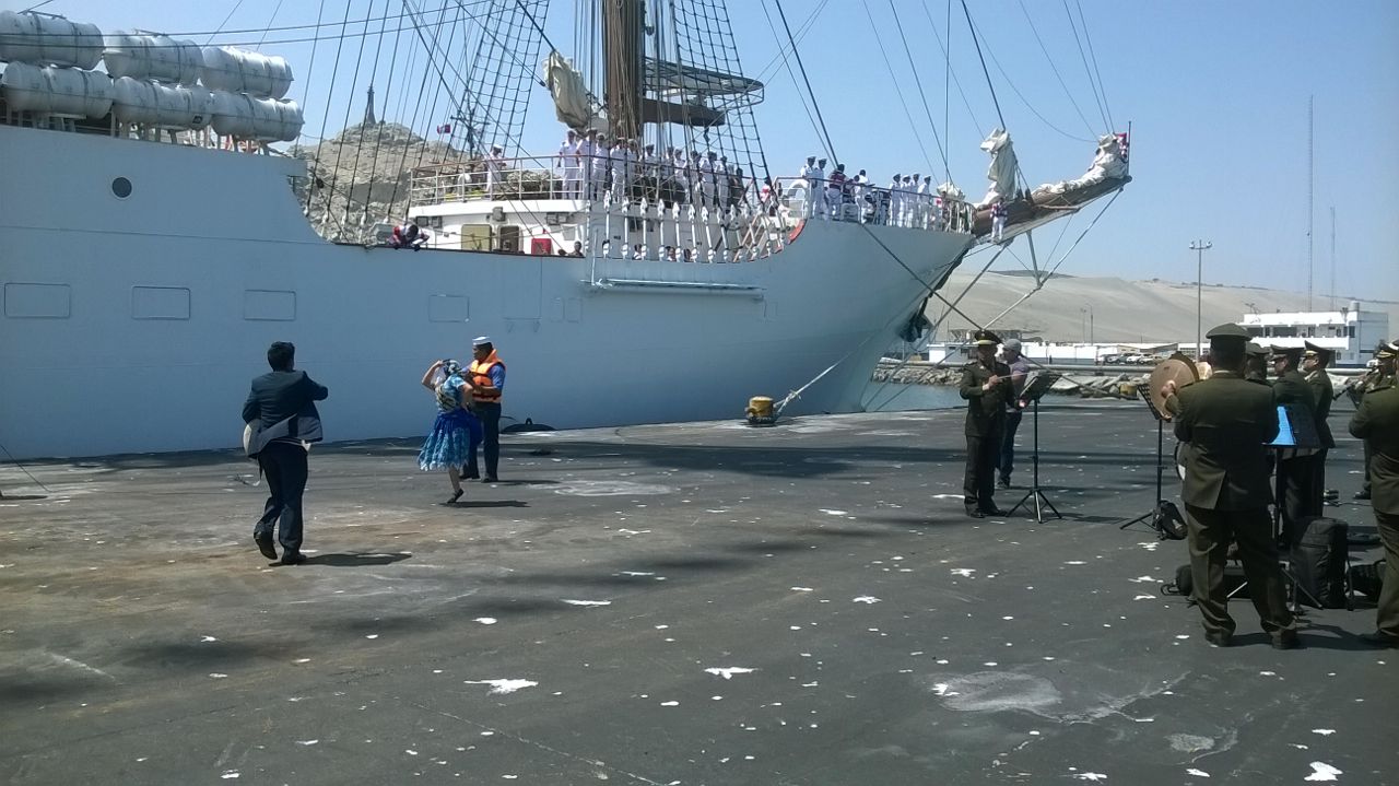Buque Unión arriba a Puerto de Salaverry