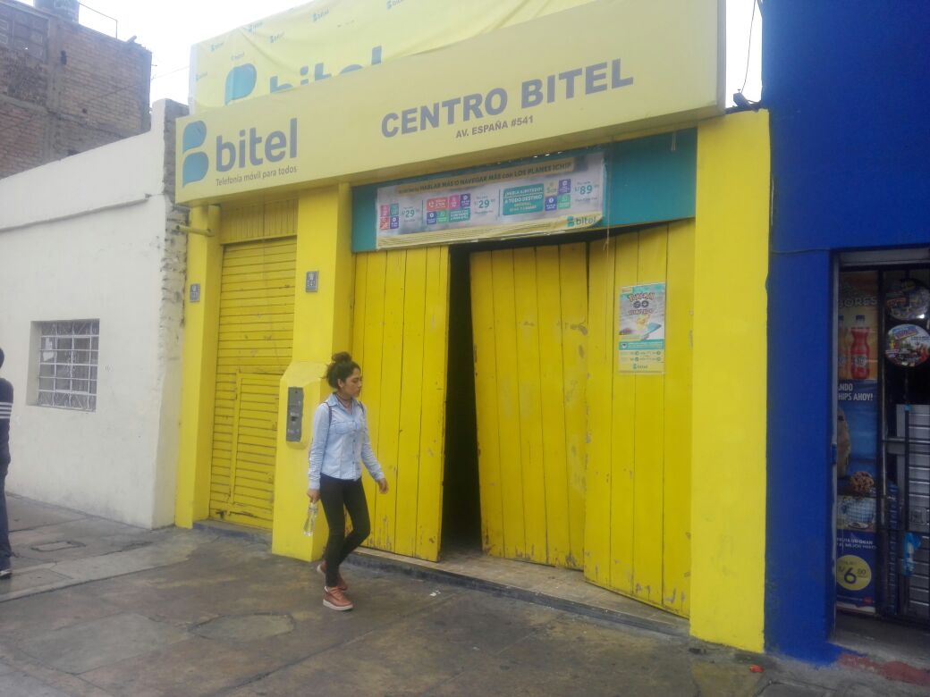 Trujillo: Roban 20 000 soles en equipos de agencia de Bitel