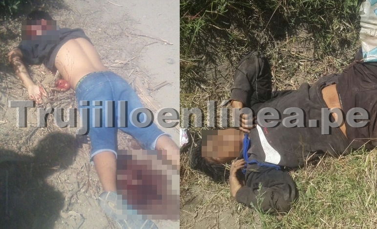 Asesinan a dos sujetos en Virú