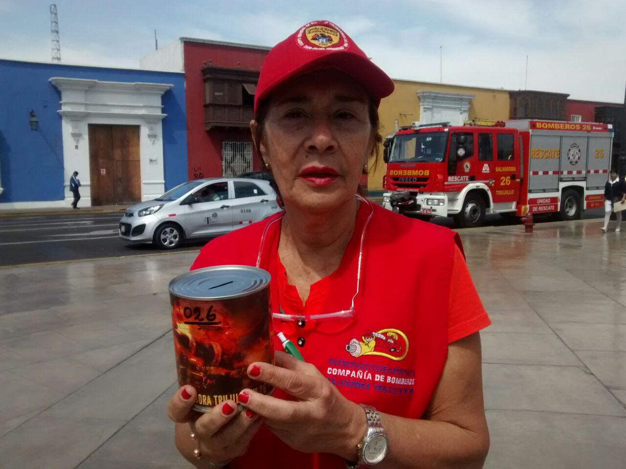 Todos a colaborar con bomberos de Trujillo