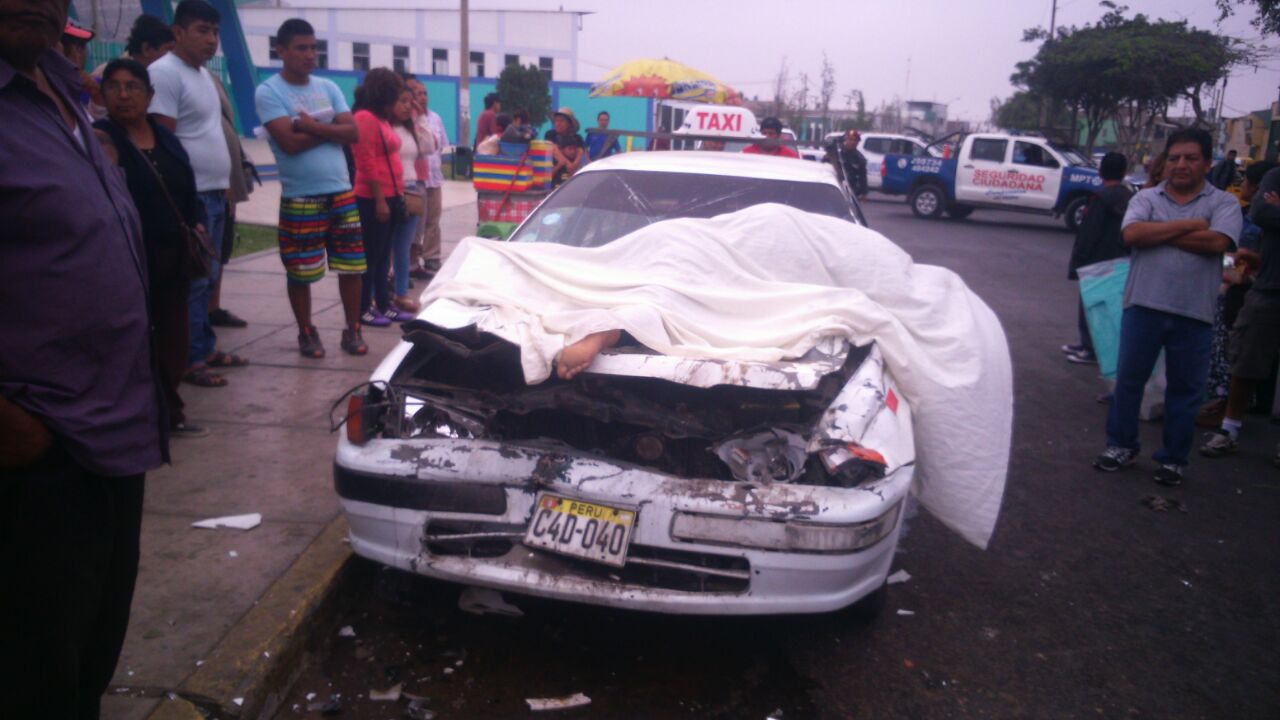 Taxista ebrio mata a comerciante en urbanización La Rinconada