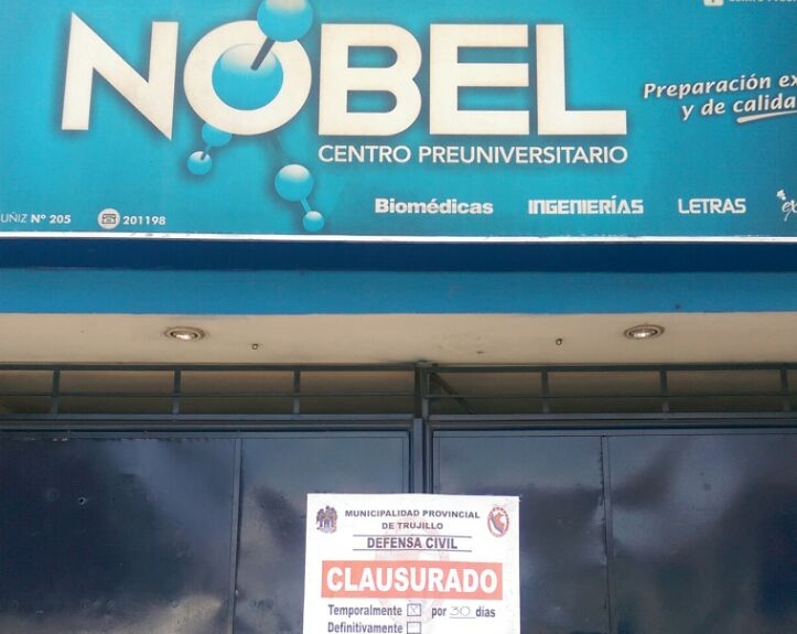 Trujillo: Clausuran cuatro academias preuniversitarias por presentar alto riesgo en infraestructuras
