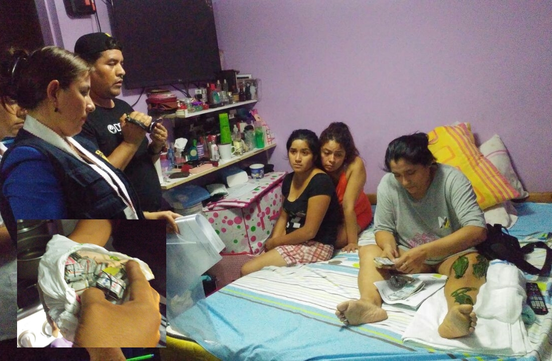 Detienen a siete vendedores de droga en edificio de avenida Los Incas 