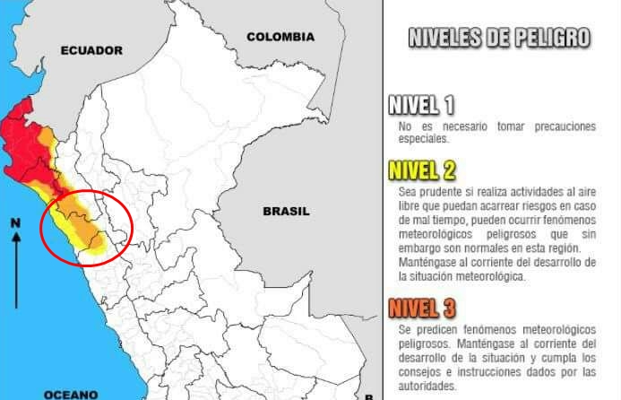 La Libertad soportará fuertes lluvias hasta el sábado