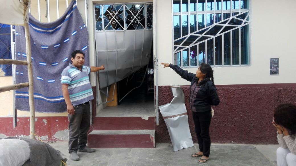 Extorsionan a vecino de La Esperanza por construir su vivienda