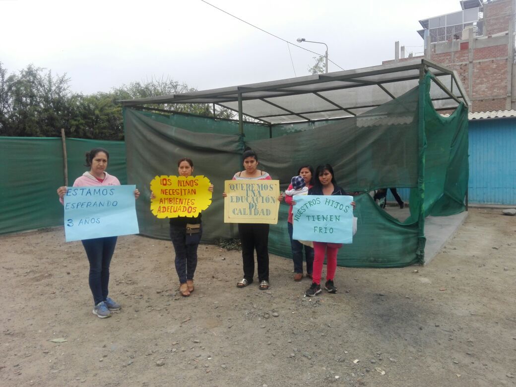 Trujillo: exigen construcción de Institución Educativa Inicial 2222