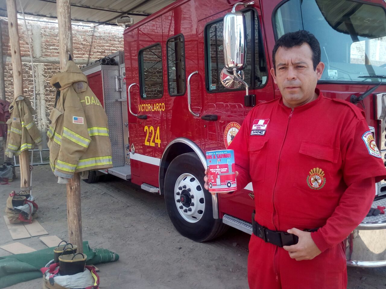 Todos a colaborar con la Compañía de Bomberos Víctor Larco