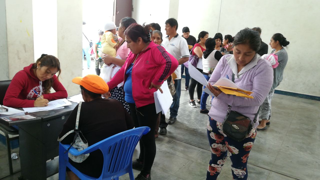 Trujillo:  inscritos para el Bono 500 supera los 200 damnificados 