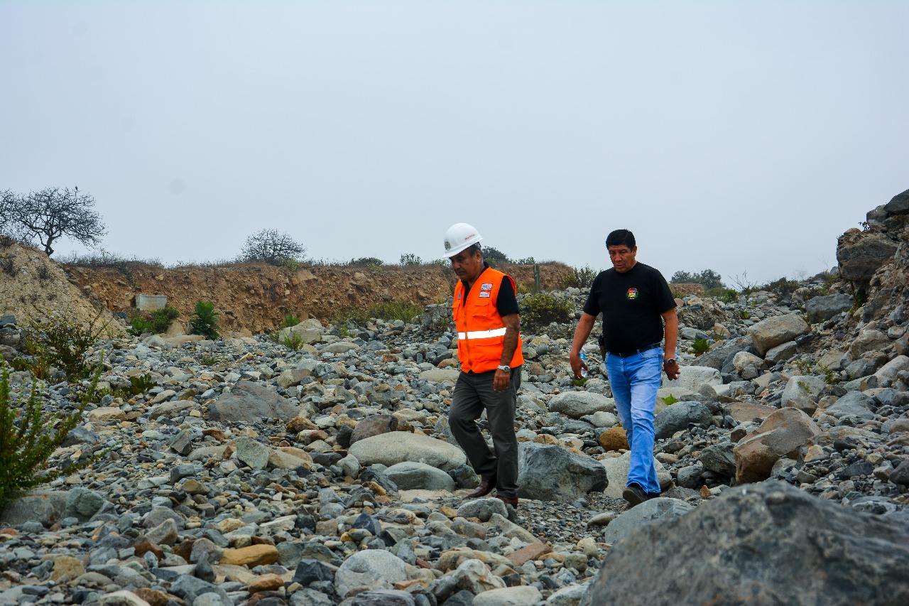 La Esperanza: inspeccionan quebrada León ante posible activación 