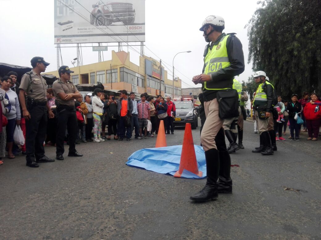 Ocho accidentes de tránsito diarios se registran en Trujillo
