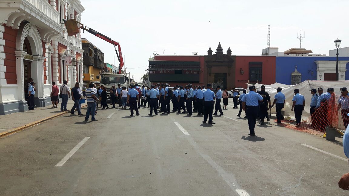 Trujillo: agentes de Seguridad Ciudadana exigen pago de beneficios