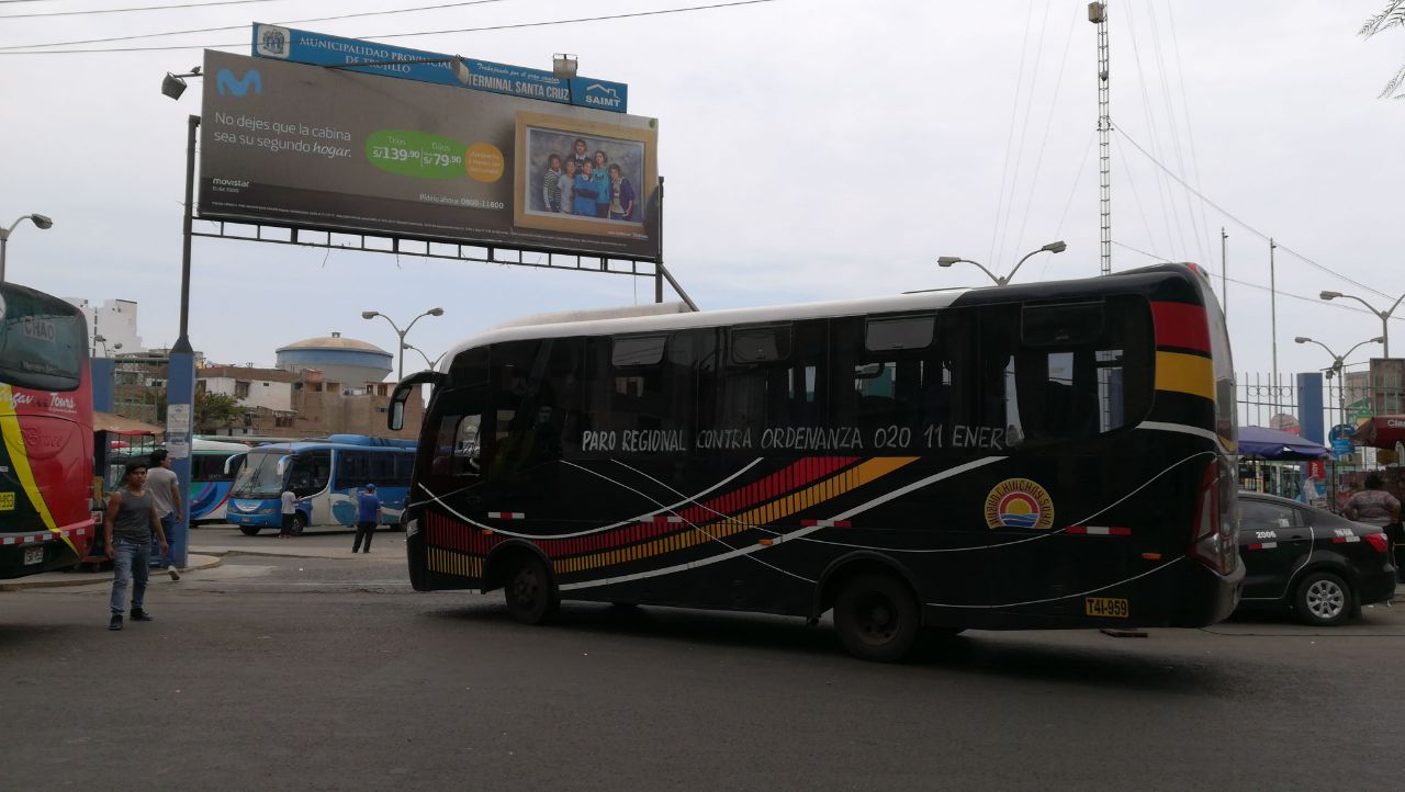 Buses que van al valle paralizarán este jueves 