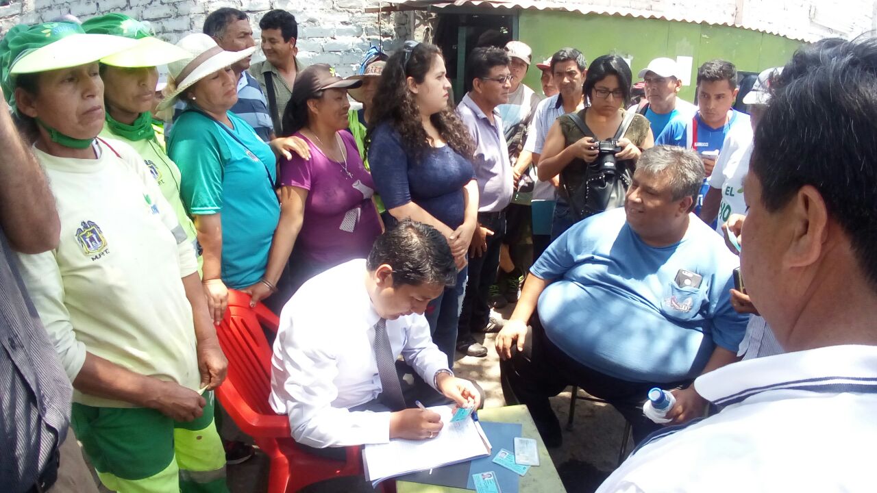 Trabajadores del Segat suspenden huelga luego de compromiso