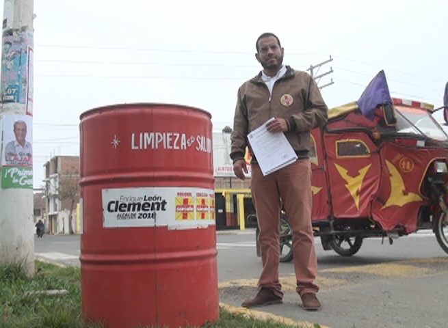 Candidato a Víctor Larco denuncia guerra sucia de la municipalidad 