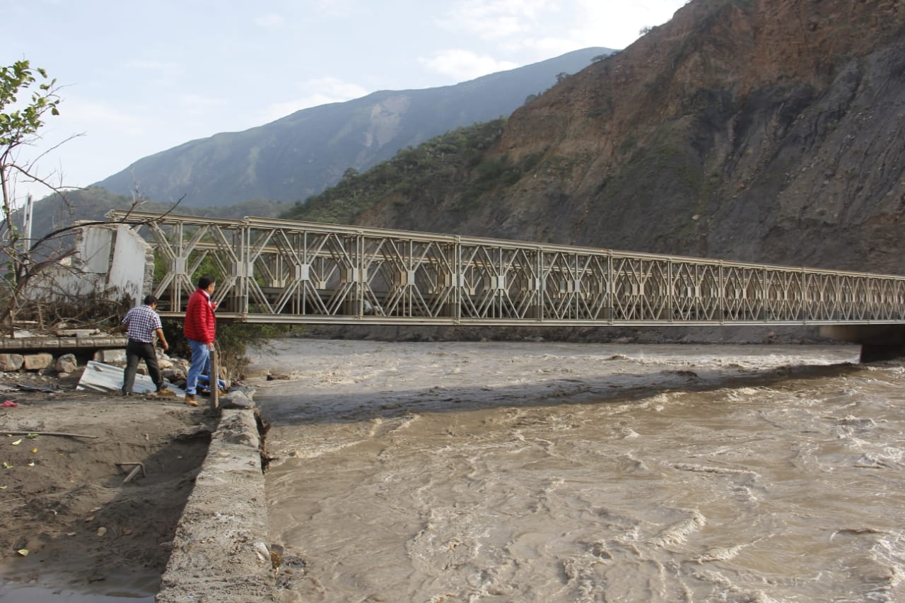 Pataz: gobernador anuncia rediseño del puente Chagual