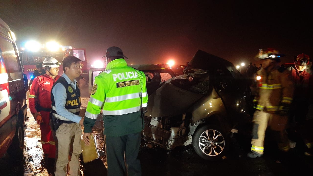 Dos universitarios murieron en accidente de tránsito en Huanchaco